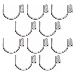 SNAP-LOC E-Track Multi-Purpose J-Hook 4 Inch Hanger 10-Pack, Logistic Tie-Down for Pickups, Trucks, Trailers