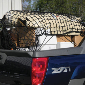 SNAP-LOC Truck Trailer Cargo Net 60 x 96 Inch with Cinch Rope