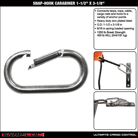 Snap-Loc Carabiner – 1-1/2” x 3-1/8”