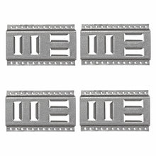 SNAP-LOC Fast-Track E-Track 8 Inch 4-Pack USA Galvanized Steel Horizontal Vertical, Logistic Tie-Down for Pickups, Trucks, Trailers