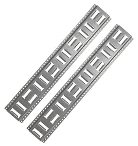 SNAP-LOC Fast-Track E-Track 32 Inch 2-Pack USA Galvanized Steel Horizontal Vertical, Logistic Tie-Down for Pickups, Trucks, Trailers