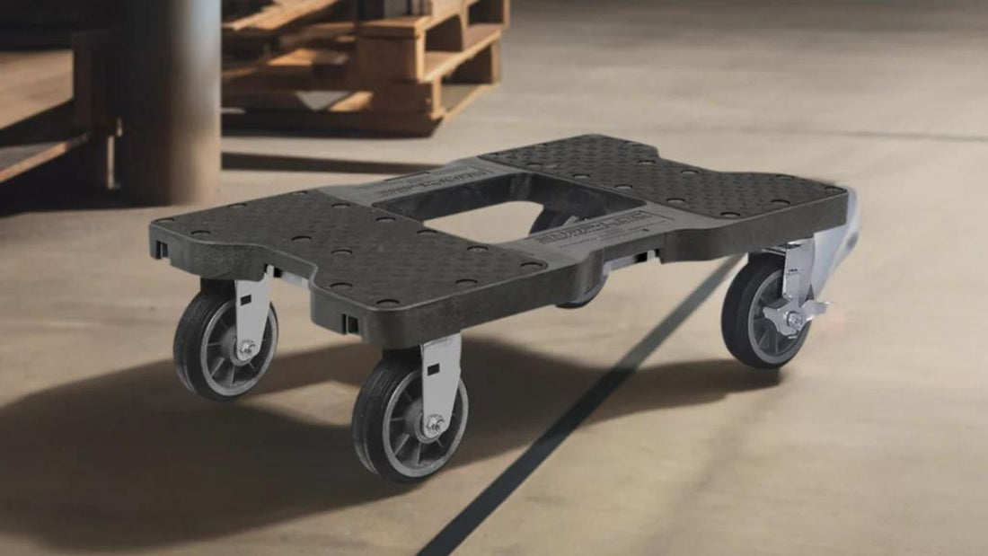 A dolly cart.