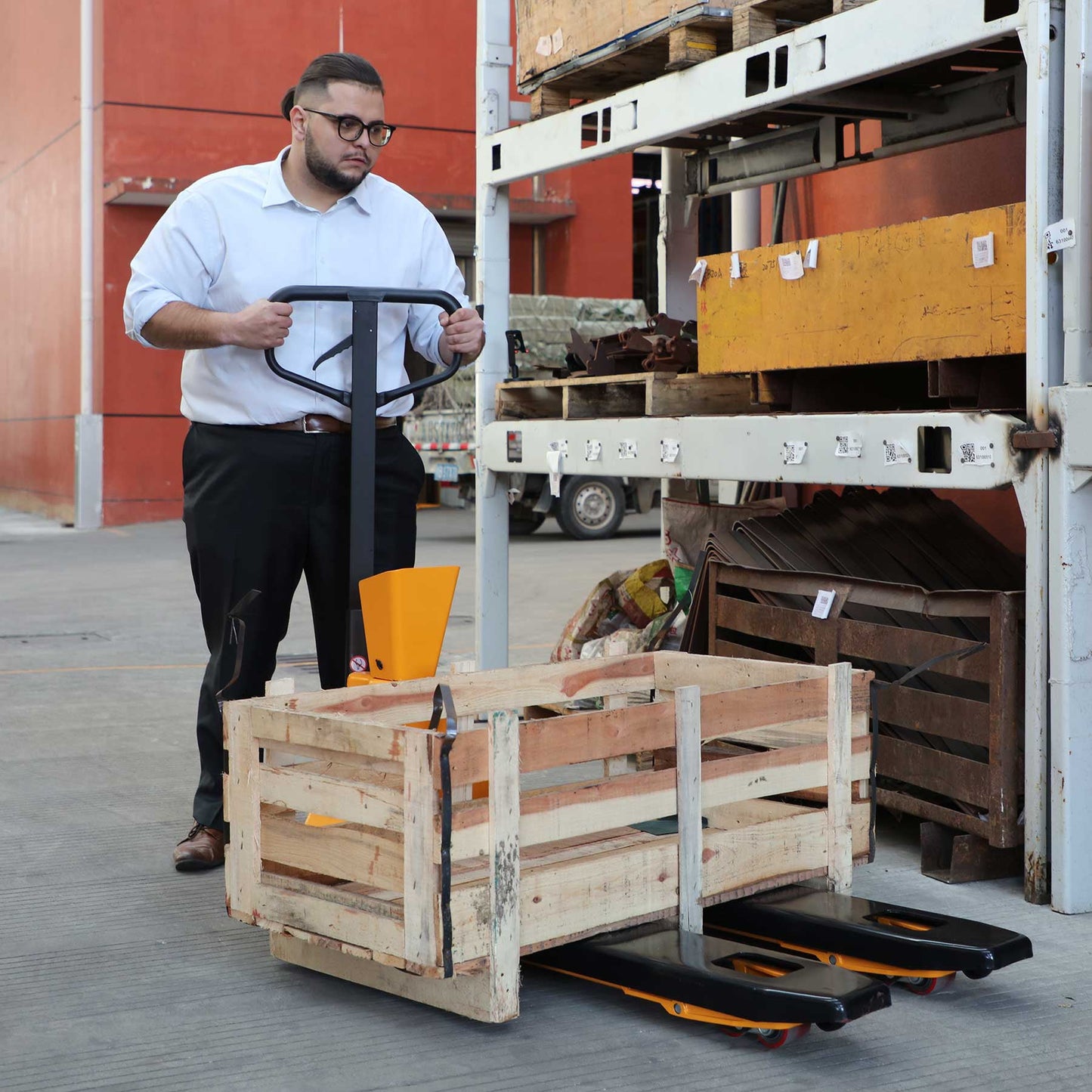 Scale Pallet Jack 4400 lbs Cap. 45*27''