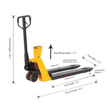 Scale Pallet Jack 4400 lbs Cap. 45*27''