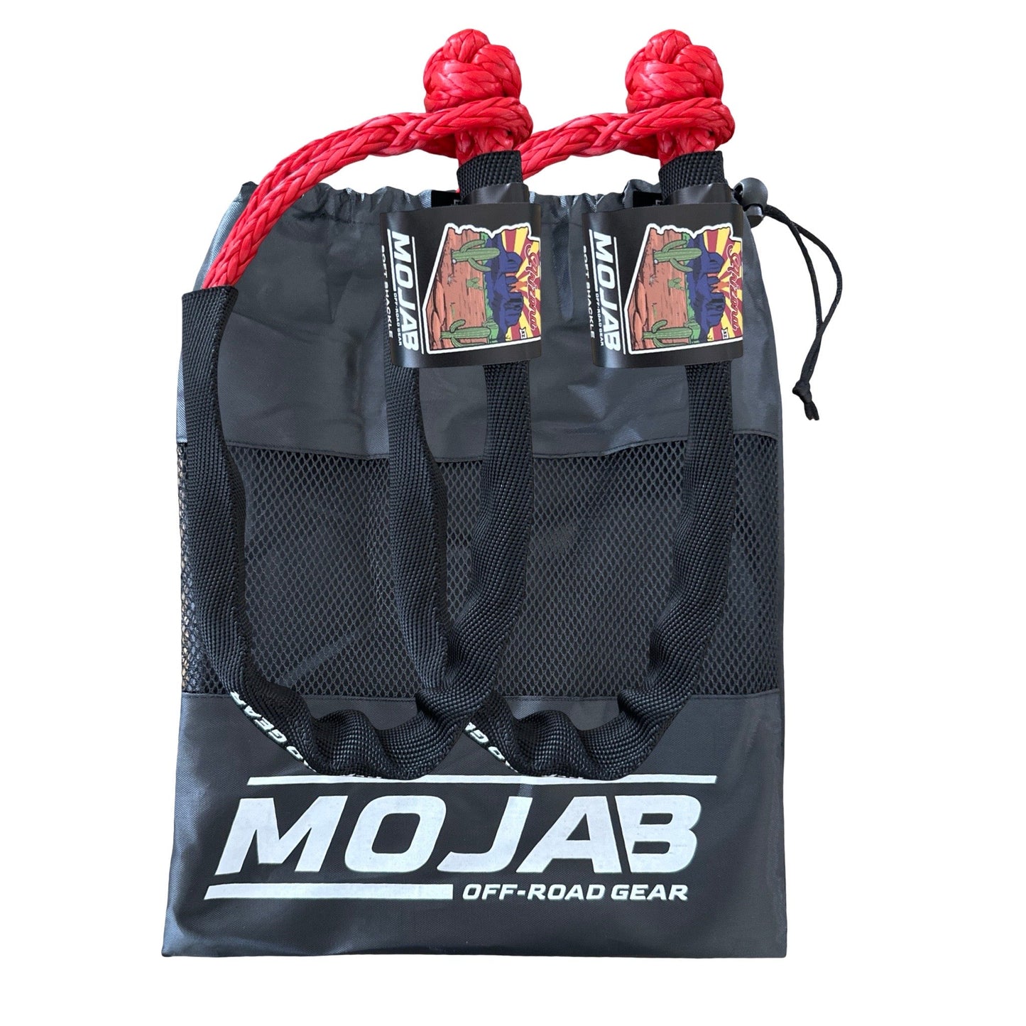 Soft Shackle 1/4'' x 24'' with sleeve and bag (Set of 2 Shackles) (Lifetime Warranty)
