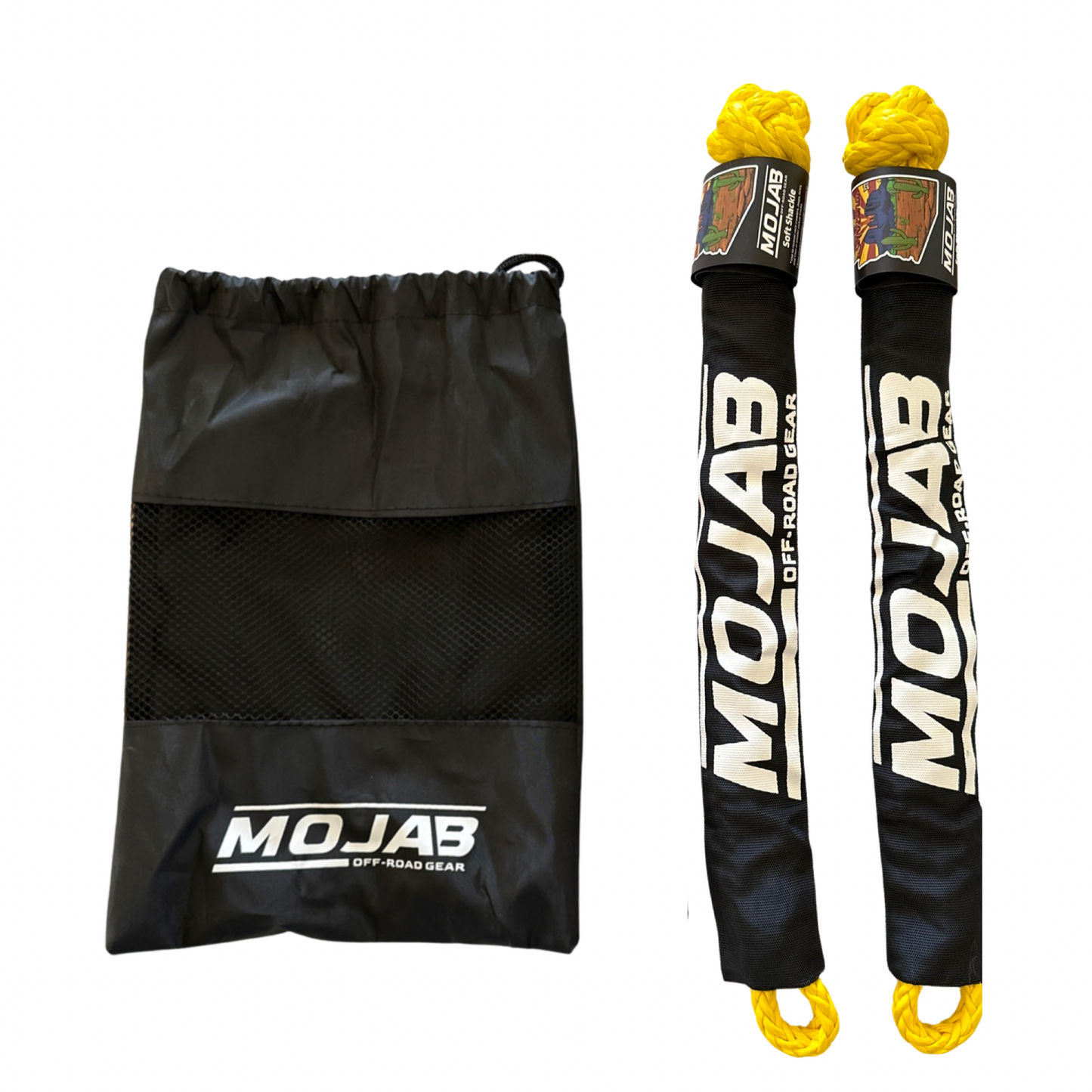 Soft Shackle 3/8'' x 22” with sleeve and bag (Set of 2 Shackles) (Lifetime Warranty)