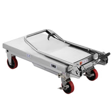 Single Scissor Lift Table  1100lb.  35.4" lifting height - Stainless