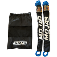Soft Shackle 3/8'' x 22” with sleeve and bag (Set of 2 Shackles) (Lifetime Warranty)