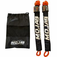 Soft Shackle 3/8'' x 22” with sleeve and bag (Set of 2 Shackles) (Lifetime Warranty)