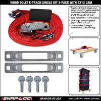 WOOD DOLLY BRACKET KIT  (no casters)