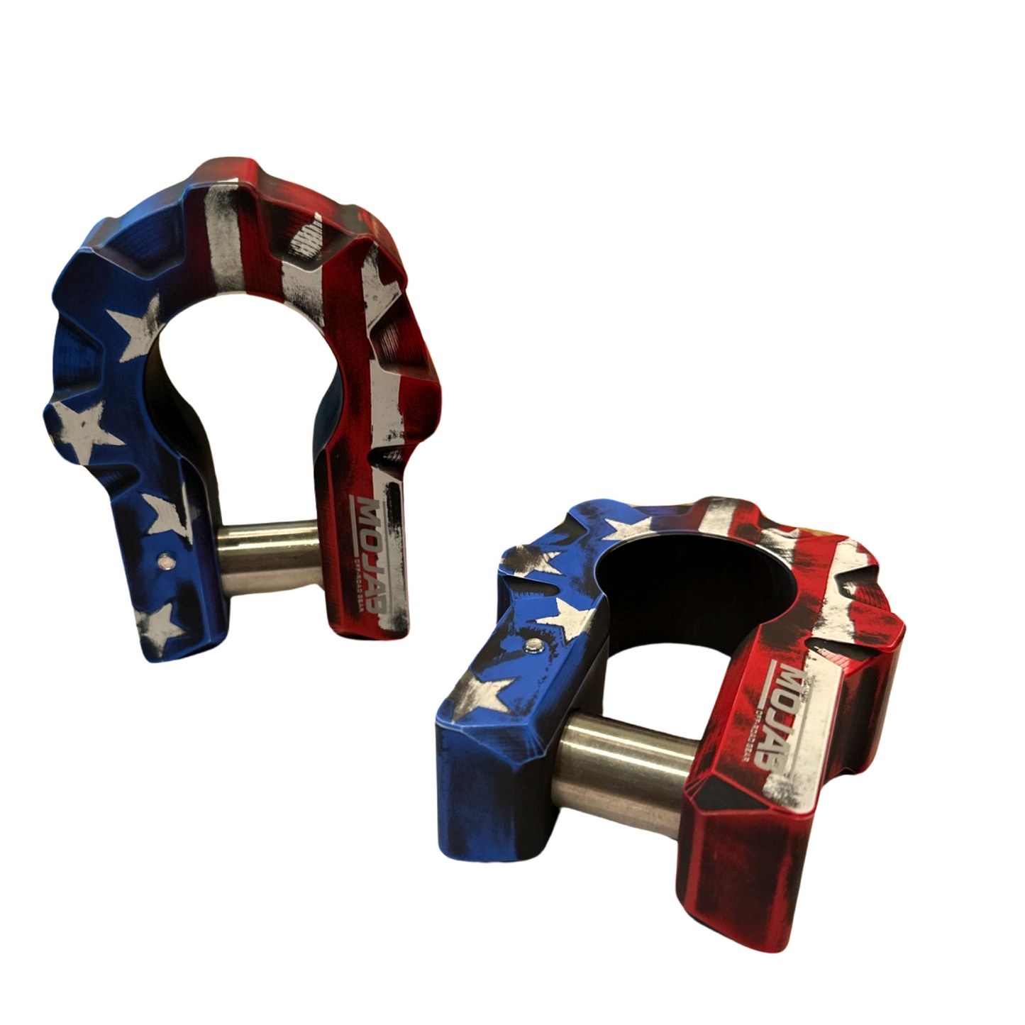 3/4'' Extreme duty Aluminum D-Shackle set (9T) (LIFETIME WARRANTY*)
