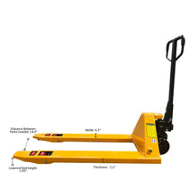Heavy Duty Manual Hand Pallet Jack for Material Handling 7700 lbs 48" x27"Fork