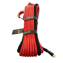3/8'' x 85' Synthetic Winch Rope with forged winch hook