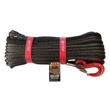 3/8'' x 85' Synthetic Winch Rope with forged winch hook