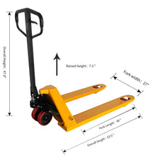 High Quality Manual Hydraulic Pallet Jack 6600 lbs 48" x27"Fork