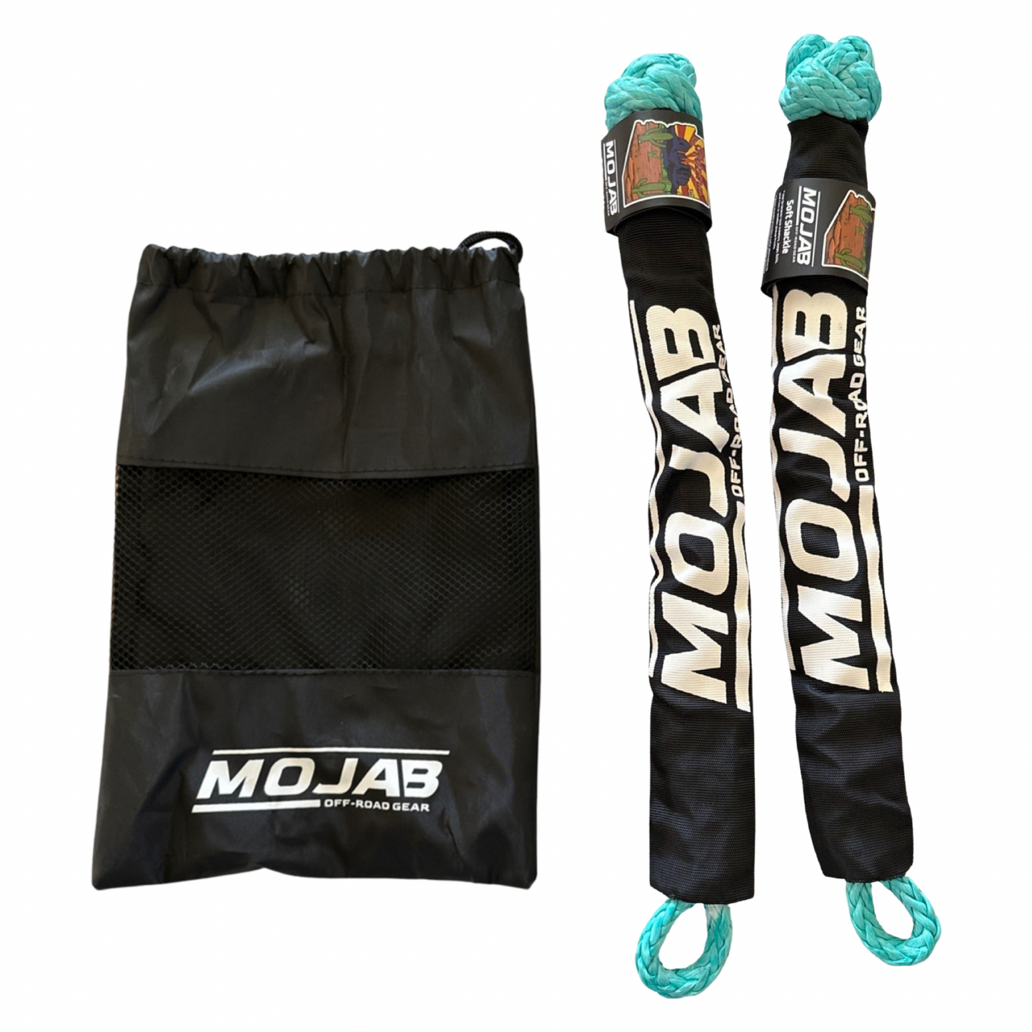 Soft Shackle 3/8'' x 22” with sleeve and bag (Set of 2 Shackles) (Lifetime Warranty)