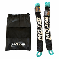 Soft Shackle 3/8'' x 22” with sleeve and bag (Set of 2 Shackles) (Lifetime Warranty)
