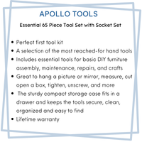 65 Piece Household and Mechanical Tool Set -- DT0001