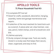 71 Piece Household Tool Kit - DT0204