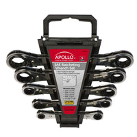 5 Piece SAE Ratcheting Wrench Set - DT1212