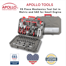 95 Piece Mechanics Tool Set in Metric and SAE for Small Engine, Mechanical and General Repairs – DT1242