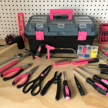 Pink 170 Piece Household Tool Kit with New and Improved Tool Box - DT7103P