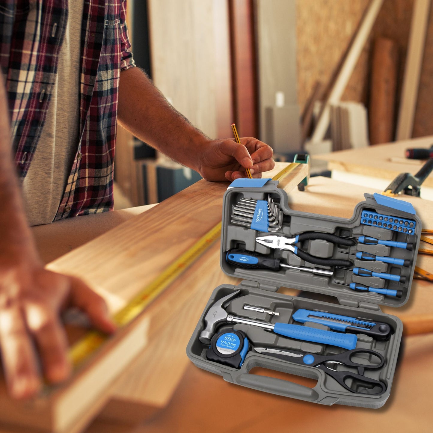 39 Piece General Tool Kit - DT9706BL