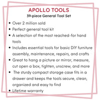 39 Piece General Tool Set - DT9706