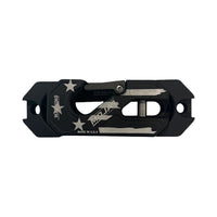 Side By Side / UTV Aluminum Recessed Winch Shackle with Fairlead Kit, closed latch (LIFE TIME WARRANTY*)
