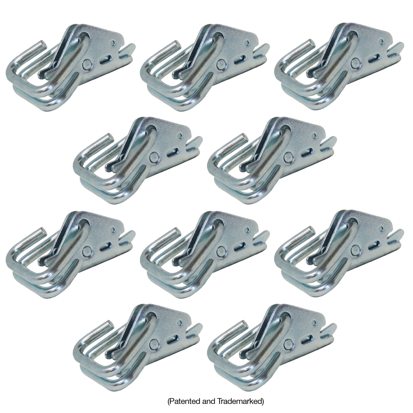 Snap-Loc E-Track Hook-Ring Adapter – Logistic Tie-Down – 10-Pack