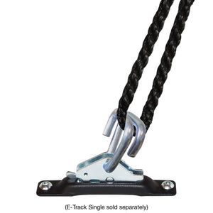 SNAP-LOC E-Track Hook-Ring Adapter Tie-Down for Hook-Straps, Rope, Cable