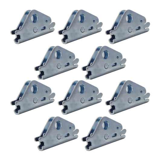 Snap-Loc E-Track EA Fitting – 1/2” Hole, Logistic Tie-Down – 10-Pack