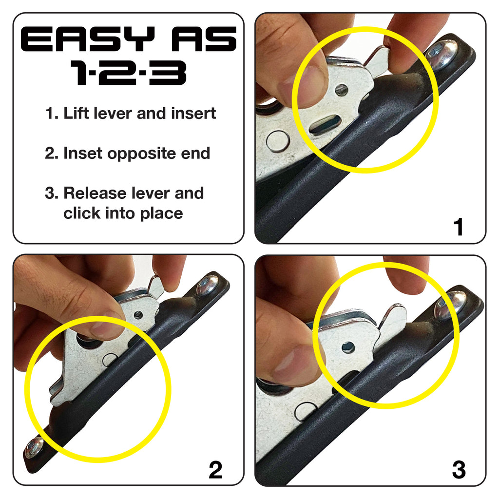 SNAP-LOC E-Track EA-Fitting Tie-Down with 1/2 Inch hole for Hook-Strap ...