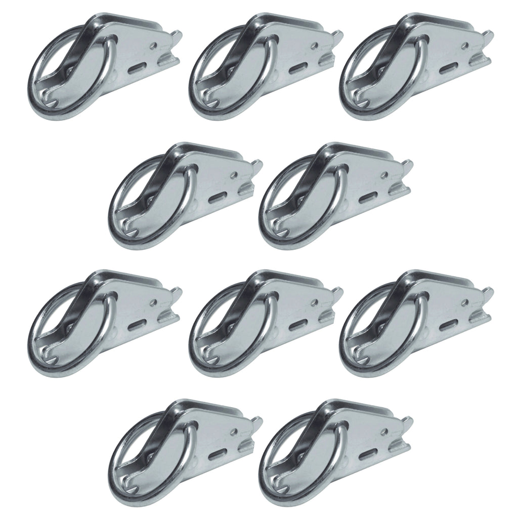 SNAP-LOC E-Track O-Ring Multi-Purpose Tie-Down 10-Pack for Hook-Straps ...