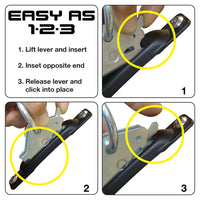 Snap-Loc E-Track Snap-Hook Carabiner – Logistic Tie-Down – 10-Pack