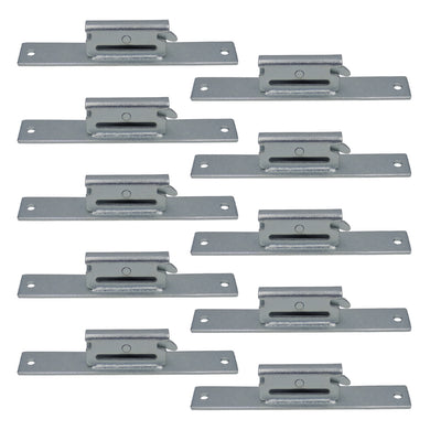 SNAP-LOC E-Track Connector Bar 10-Pack, Logistic Tie-Down for Pickups, Trucks, Trailers