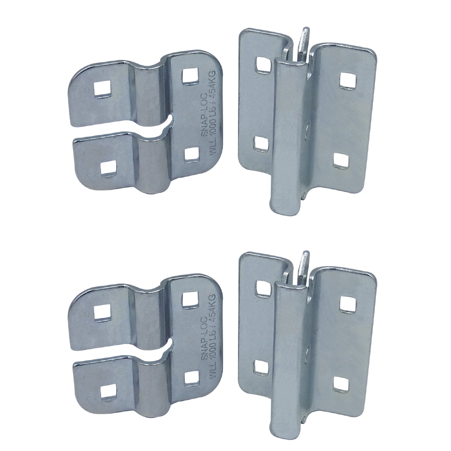 Snap-Loc E-Track Connector Plate Set – Logistic Tie-Down – 2-Pack