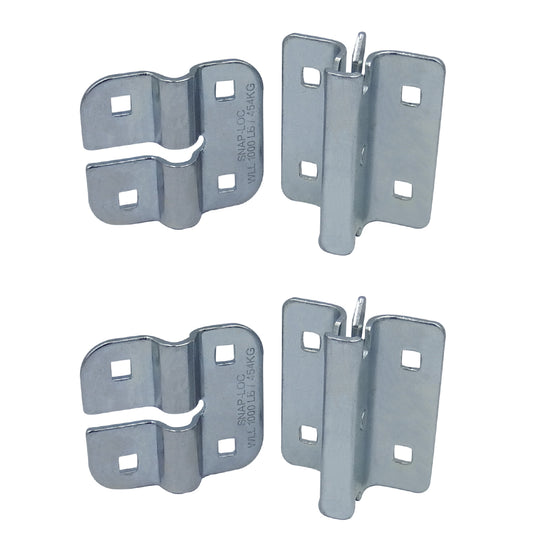Snap-Loc E-Track Connector Plate Set – Logistic Tie-Down – 2-Pack