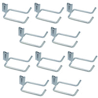 Snap-Loc E-Track Dual J-Hook – 8”, Multi-Purpose – 10-Pack