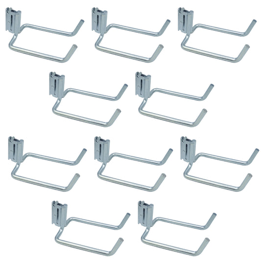 Snap-Loc E-Track Dual J-Hook – 8”, Multi-Purpose – 10-Pack
