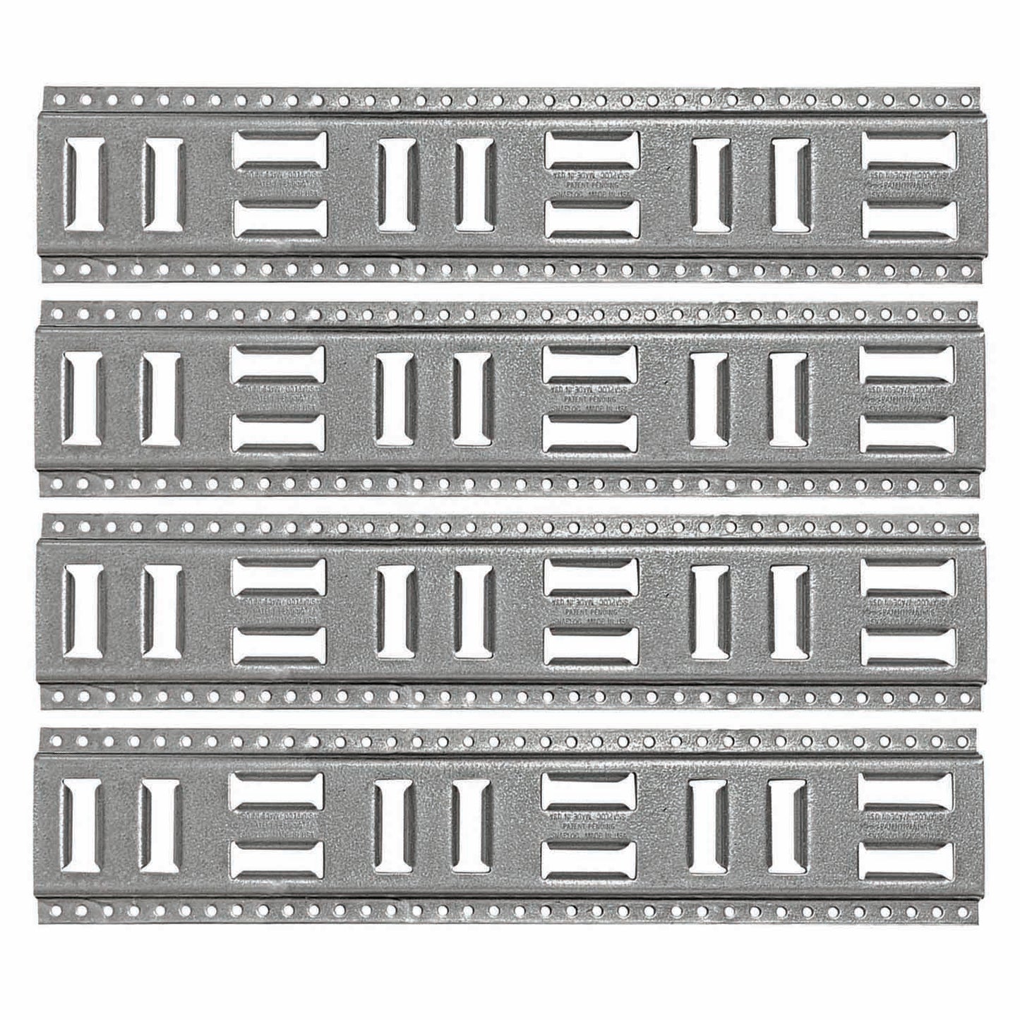 Fast-Track E-Track; USA Galvanized Steel Horizontal Vertical