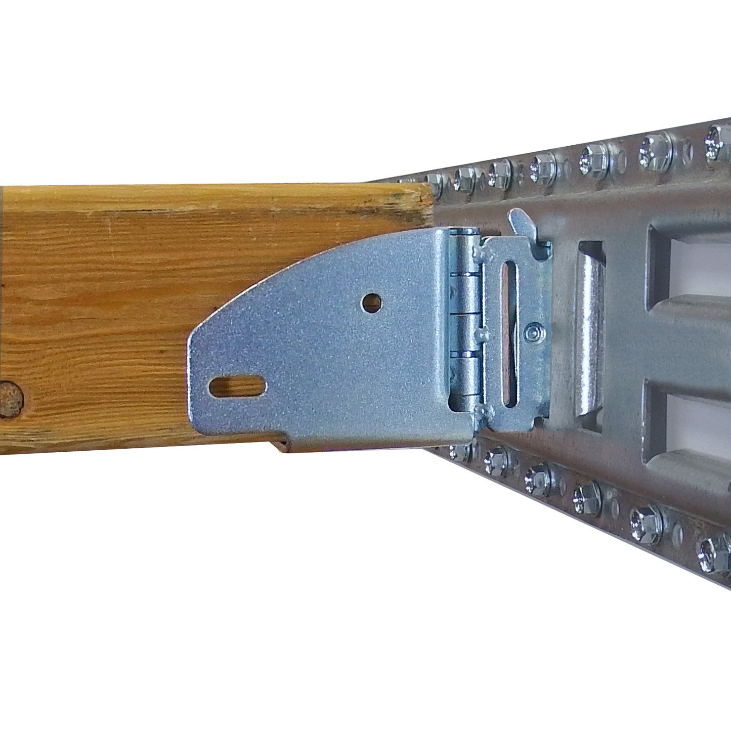 Snap-Loc E-Track Wood Beam End Socket – With Hinge – 2-Pack