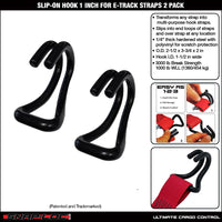 Snap-Loc E-Track Strap Hook Adapter – Slip-On 1 inch