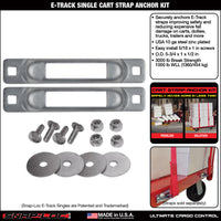 SNAP-LOC E-Track Single Cart Strap Tie-Down Anchor Kit
