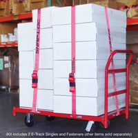 SNAP-LOC E-Track Single Cart Strap Tie-Down Anchor Kit