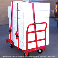 SNAP-LOC E-Track Single Cart Strap Tie-Down Anchor Kit