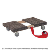 Snap-Loc E-Track Single Wood Dolly Strap Anchor Kit