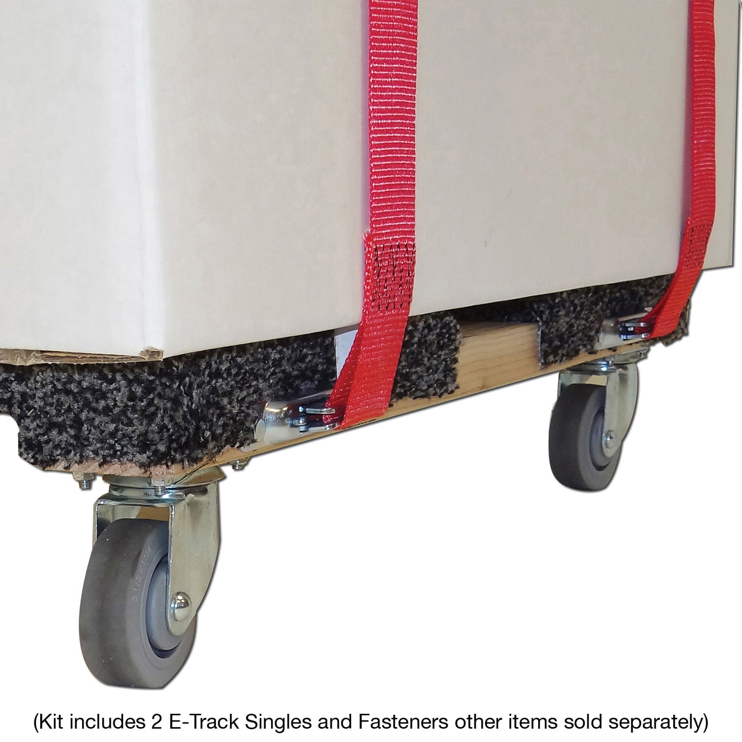 Snap-Loc E-Track Single Wood Dolly Strap Anchor Kit