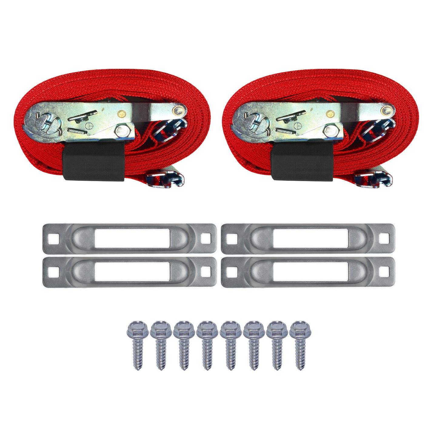 WOOD DOLLY STRAP KIT 2X16 RATCHET 2-PACK