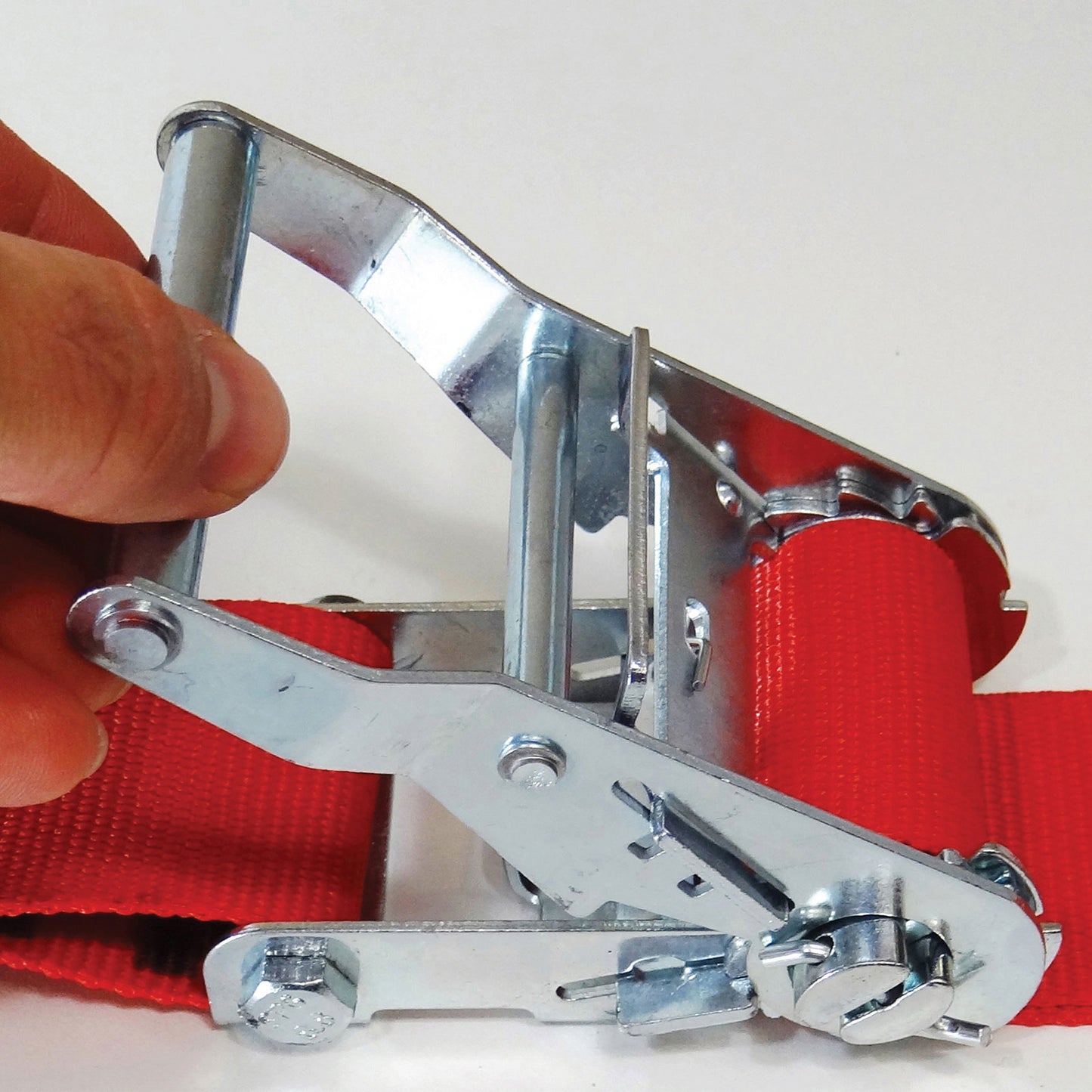 Snap-Loc E-Track Single Truck & Trailer Anchor Kit – 2” x 16 ft Ratchet Strap, 4,400 lb